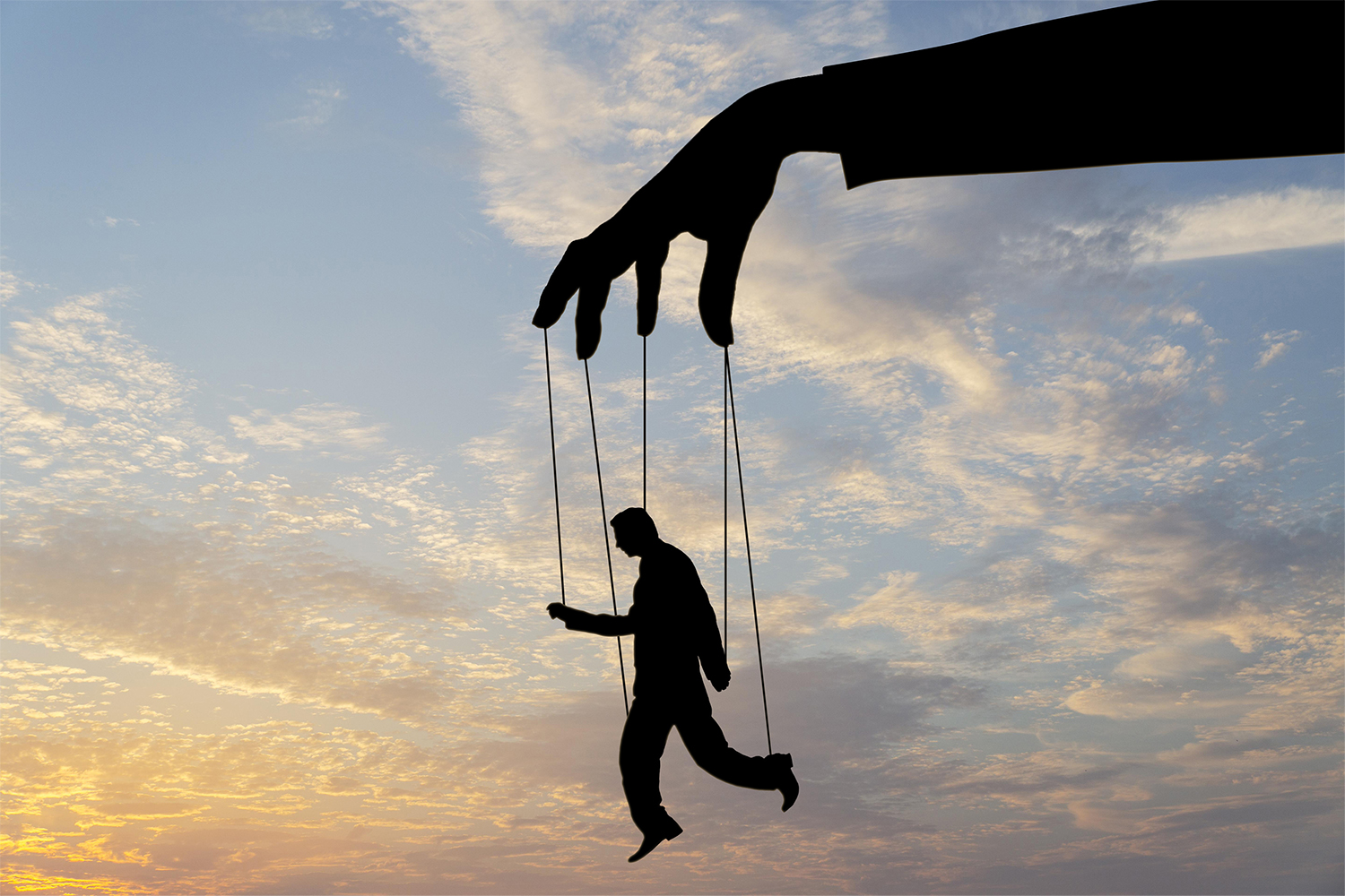 Dictatorship Oppression Collage Concept